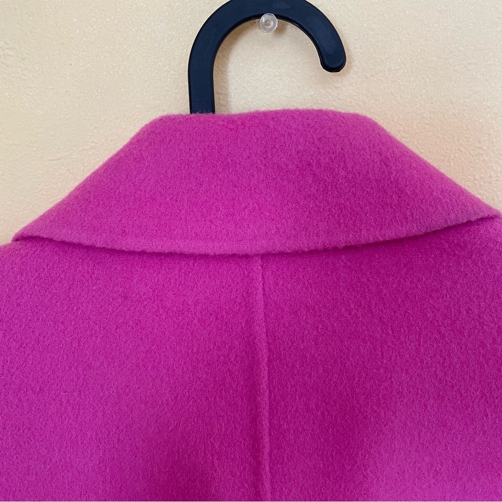 Dana Bachman Fuchsia Wool Jacket Sz-6 - Picture 8 of 8